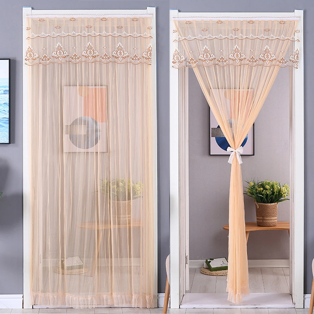 Bedroom Kitchen Mosquito Net Screen Summer Mosquito Proof Door Curtain Mesh Mosquito Proof Door Curtain Anti-muggengordijnen