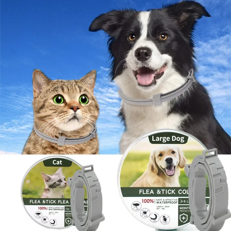 Cat Collar Pets Anti-Flea and Tick Collar Adjustable Bayer Flea Collar For Small And Medium Cat Dog Pet Products Drop shipping