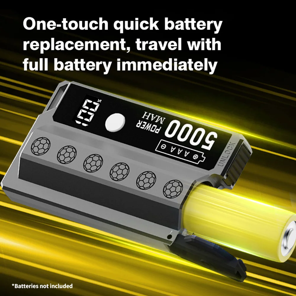 بطارية محمولة قابلة للاستبدال باور بانك (باستثناء البطارية) بطارية مناسبة موديل 21700