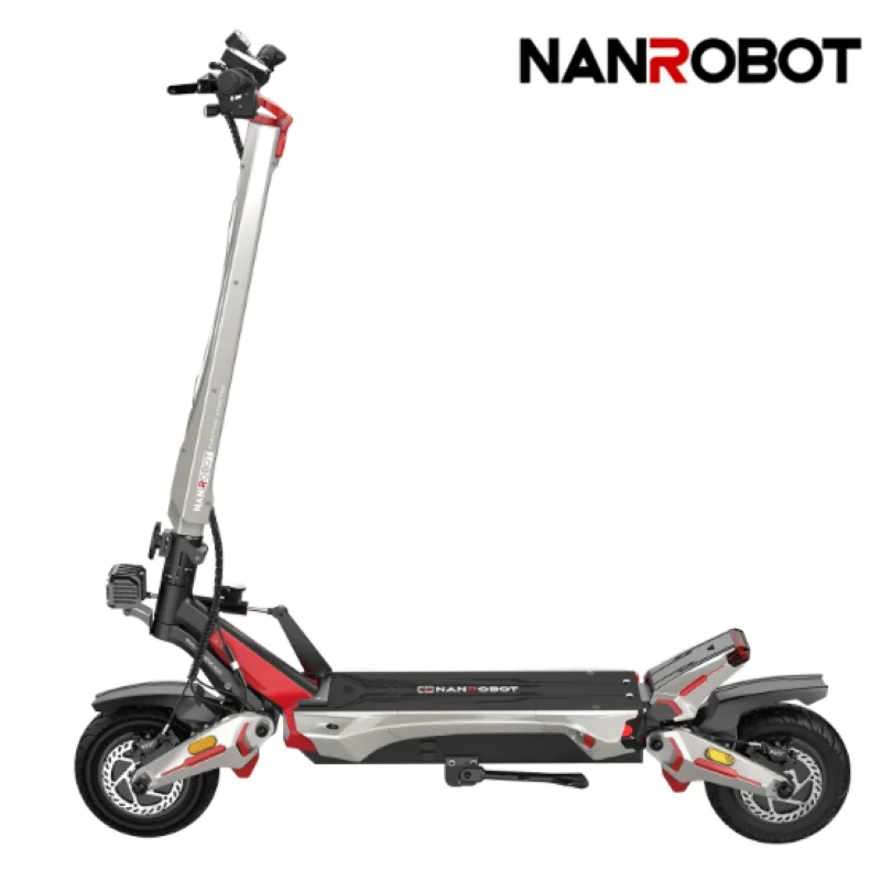 NANROBOT N6 Electric Scooter for Adults, 50mph, 3000W Dual Motor, Fast, 90-Mile Off-Road Electric Scooter Suitable for Adults, Foldable Kick Scooter with 10-Inch Suspension, UL2272 Tested