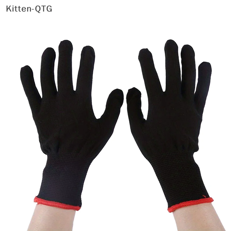 

Hot！6Pair Breathable Nylon Garden Work Gloves Without PU Coating And Silicone Not Waterproof Durable For Excavation And Planting