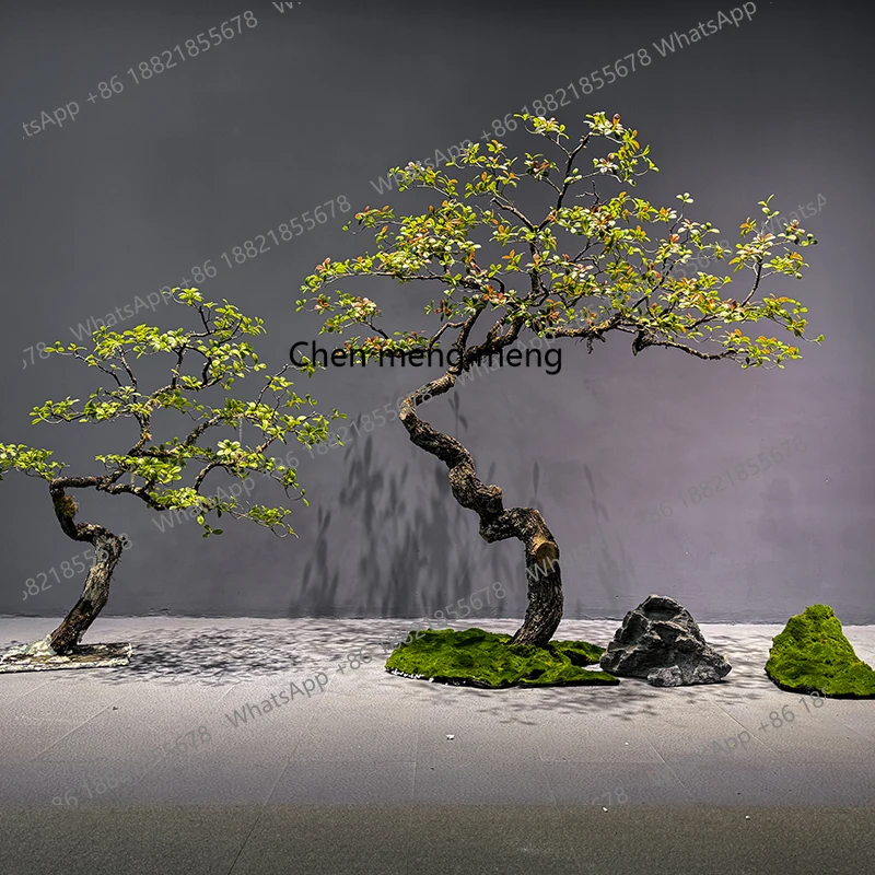 Simulation green plant interior decoration landscaping floor ornaments simple plants, tea room landscape