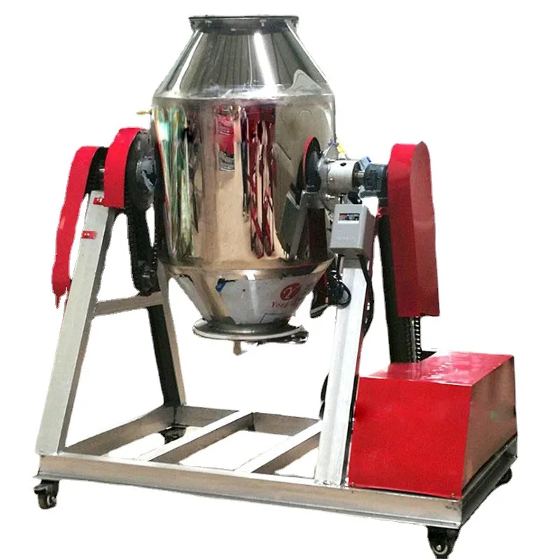 

Stainless steel drum mixer Powder chemical particle raw material drum mixer