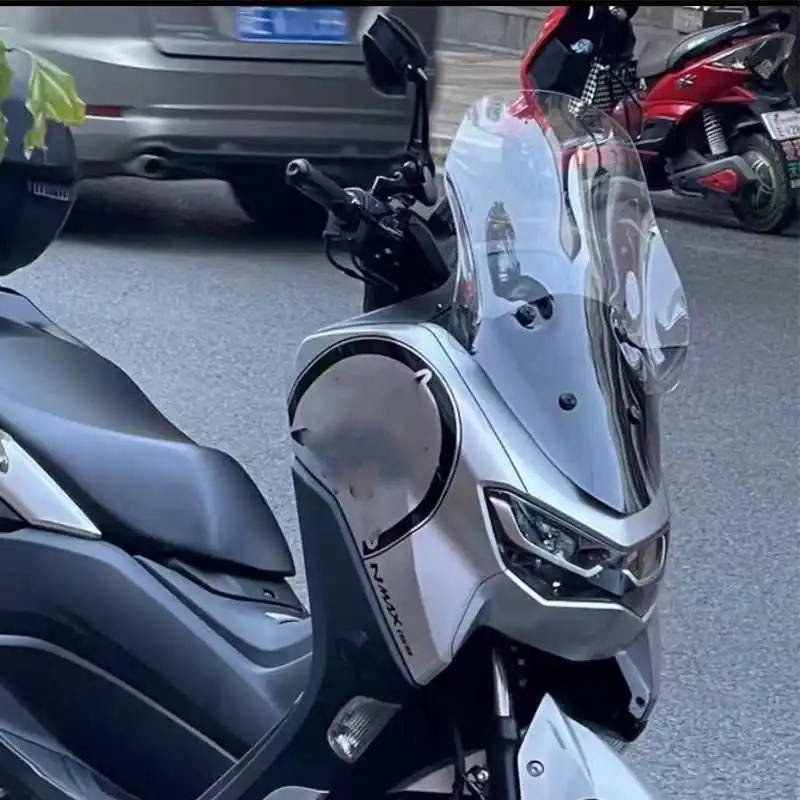 For x Yamaha NMAX155  20-24 windshield modification N-MAX155 windshield accessories, chest protector, transparent and thic