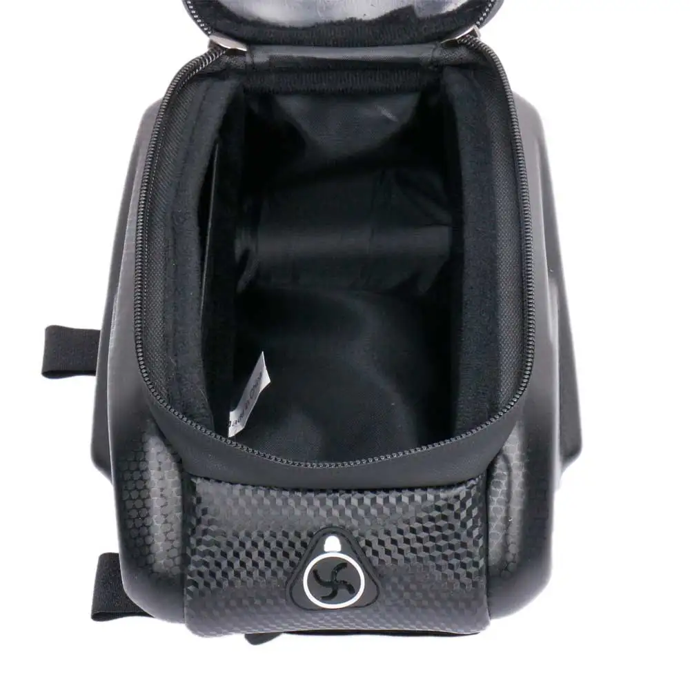 Bicycle Bag Waterproof 6.5 Inches Phone Case Storage Touch Screen MTB Road Bike Bag Cycling Top Front Tube Frame Bag image 5