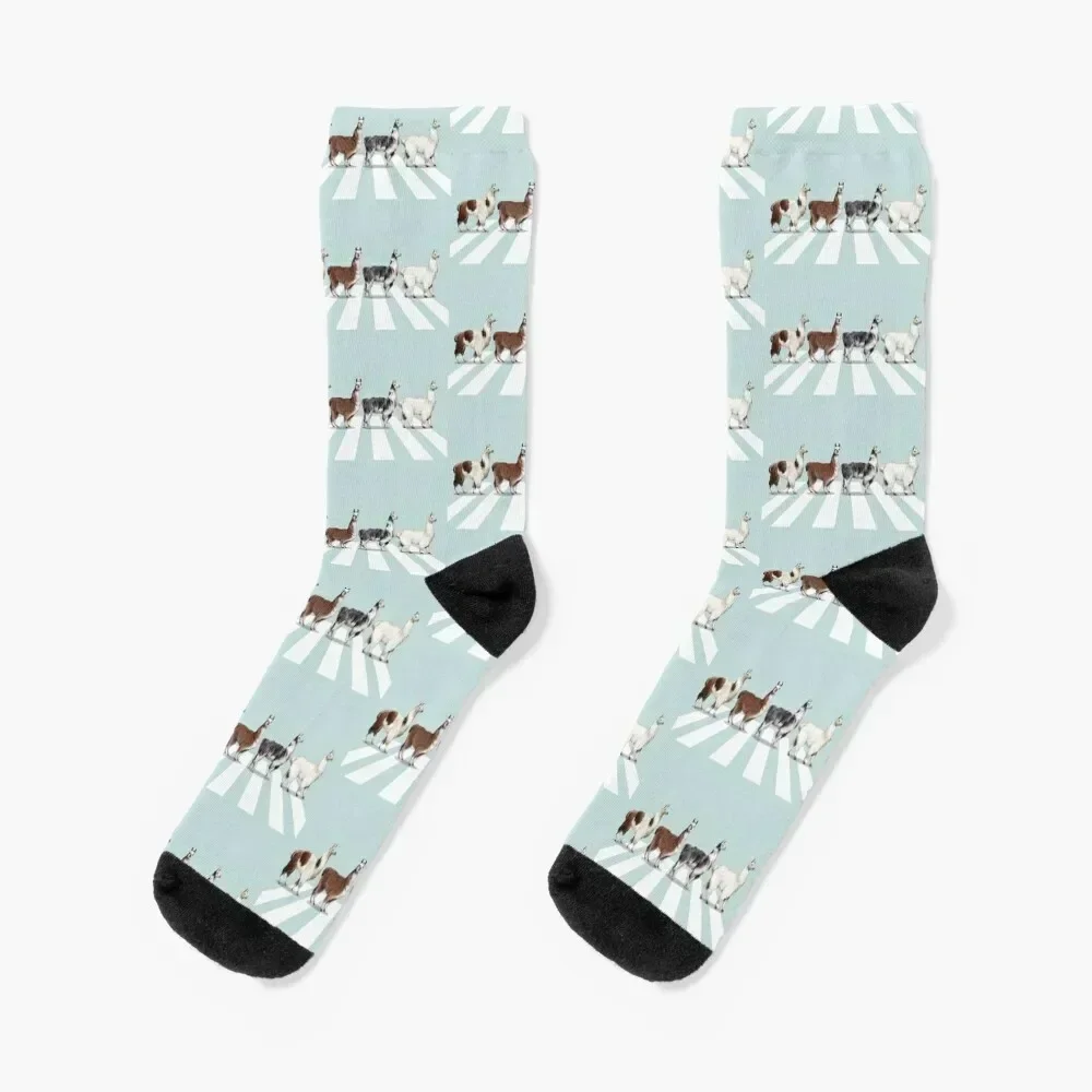 

Llama The Abbey Road #1 Socks snow essential shoes cartoon Socks For Women Men's