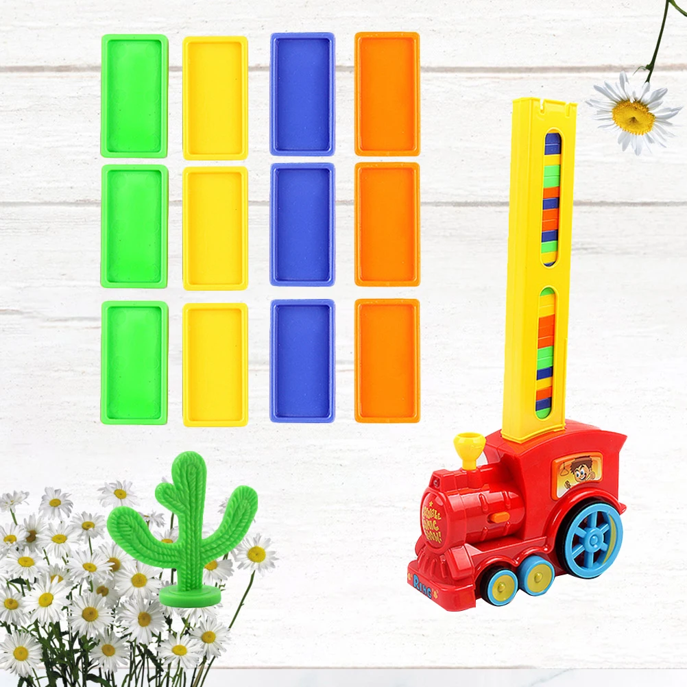 60 stücke Elektrische Zug Bausteine Pädagogisches Spielzeug Premium Holz Balance Spiel Sicher Kinder Kreative Spielen Set Robust