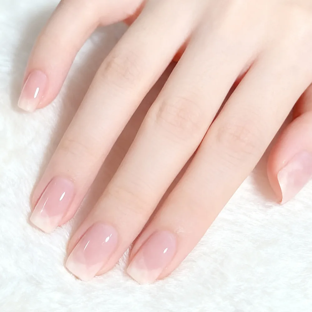 

Новые простые накладные ногти для светотерапии, 24 штуки в упаковке, модные накладные ногти для ношения, 2026 год