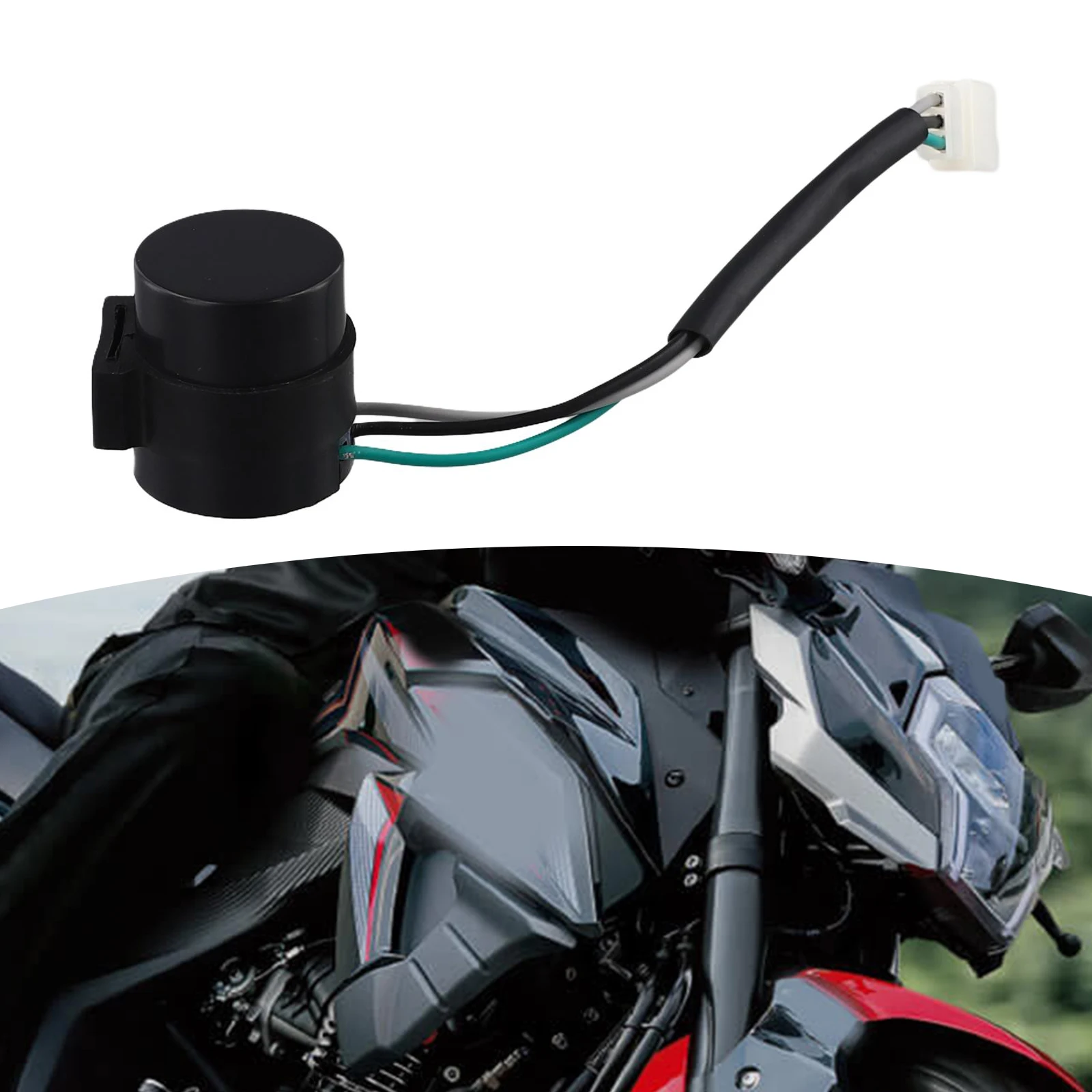 For GY6 50cc-250cc 3 Pin Motorcycle Turn Signal Relay 3 Wire Blinker Flasher Turn Signal Flasher Accessory