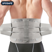Breathable Lower Back Brace Adjustable Support for Lower Back Pain Double Compression Straps Lumbar Belt Waist Support Corset