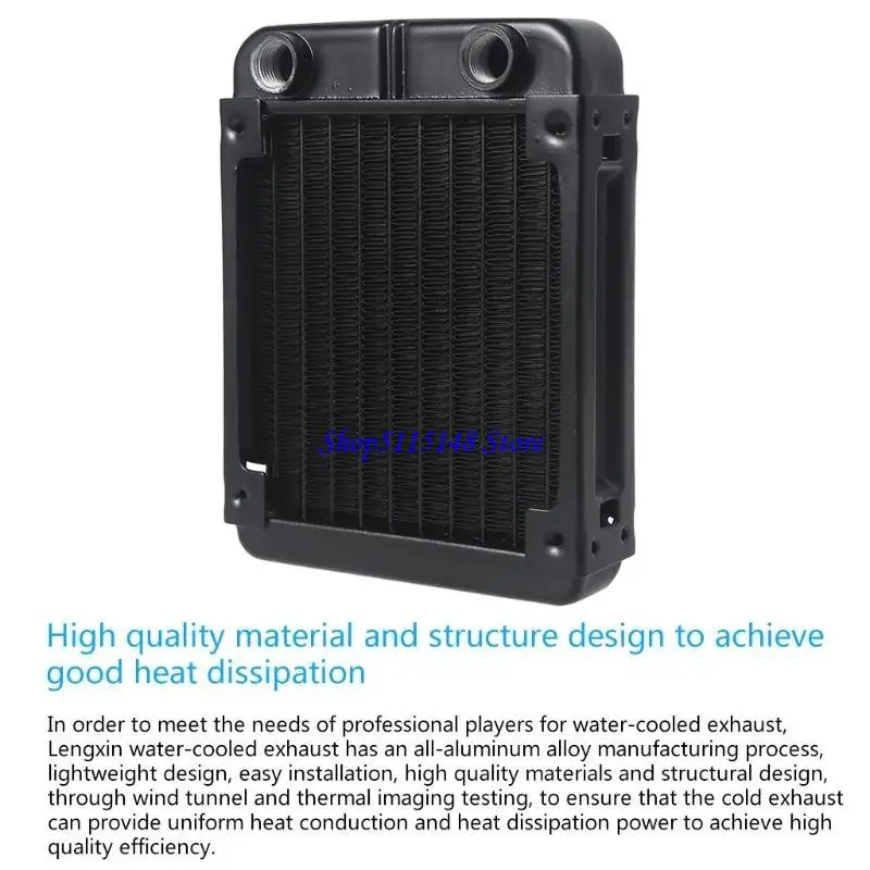 

F3ma Aluminum Radiator 10 Трубы Алюминиевый теплообменник Жидкий охлаждение