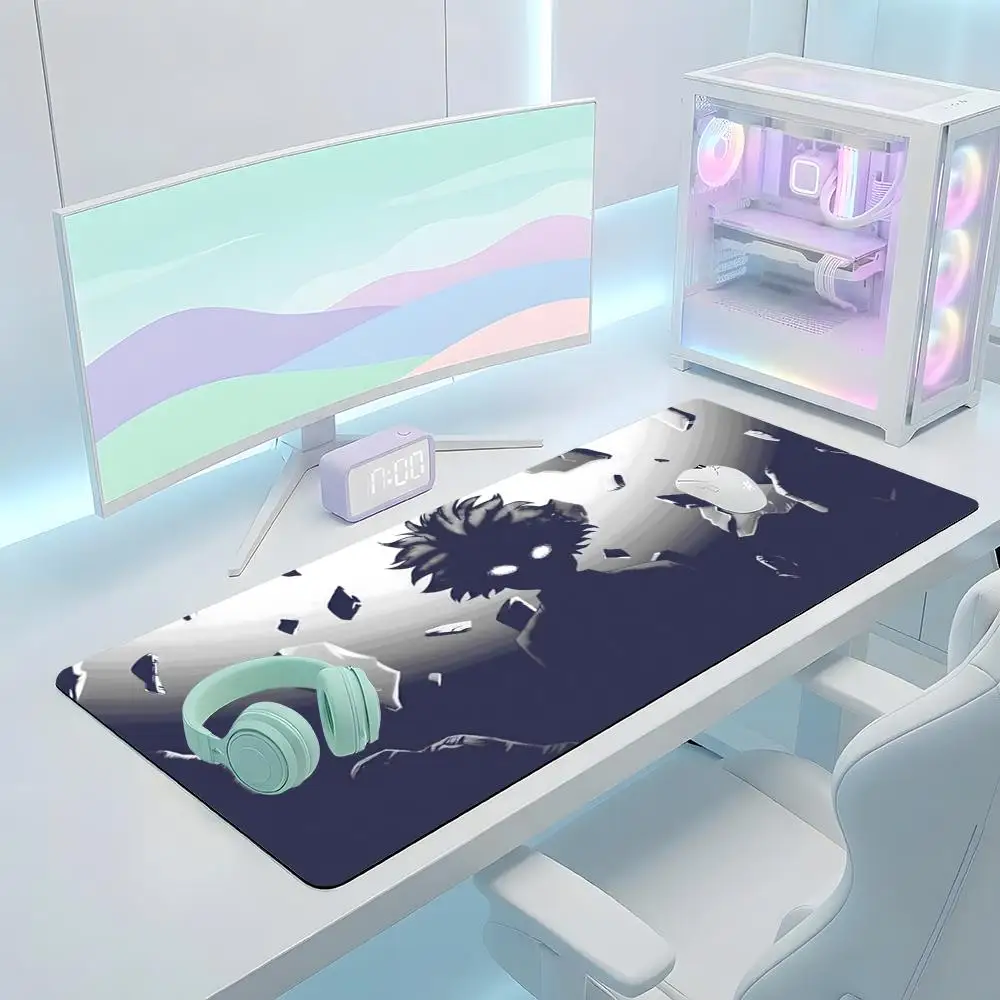 

Коврик для мыши Mob Psycho 100, большой игровой коврик с защитой от скольжения, утолщенный, для компьютерной клавиатуры, стола, рабочего места