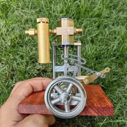 V1313 Mini Reversing Single Cylinder Steam Engine DIY Assembly  Vertical Steam Model Kits OEM marine engine for Beginner