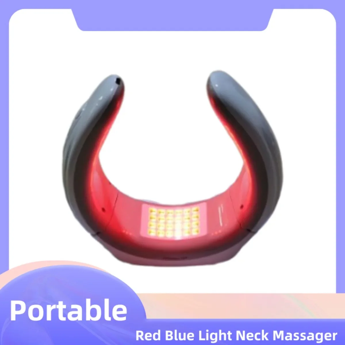 

USB LED Neck Pain Relief Device Red Blue Light Therapy Massager for Cervical Spondylosis Muscle Relaxation
