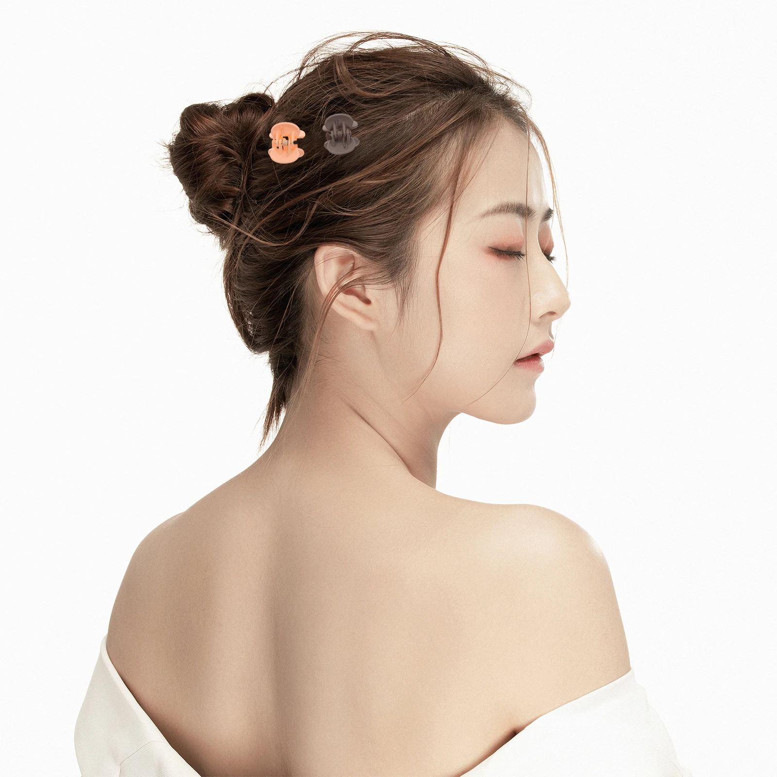 

Clips for Women 2 Sets Small Jaw Hairpin Mini Claw Clips Thick Thin Hair Accessories Hair Organization Styling Tool