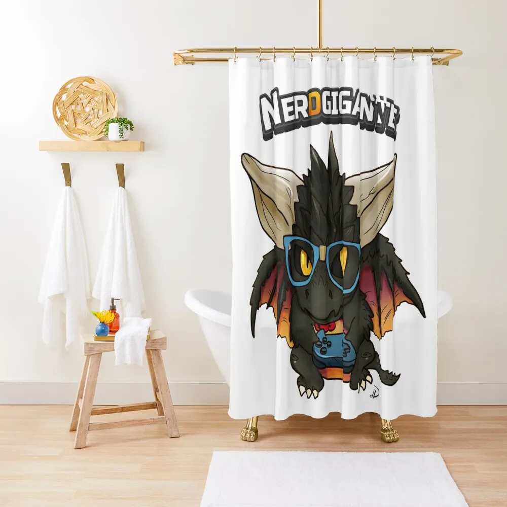 Nerd-gigante Shower Curtain Modern Bathroom Accessories For Bathrooms Bathroom Accessory Curtain