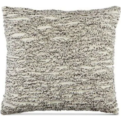 Martha Stewart Tufted Chenille Stripe Decorative Pillow