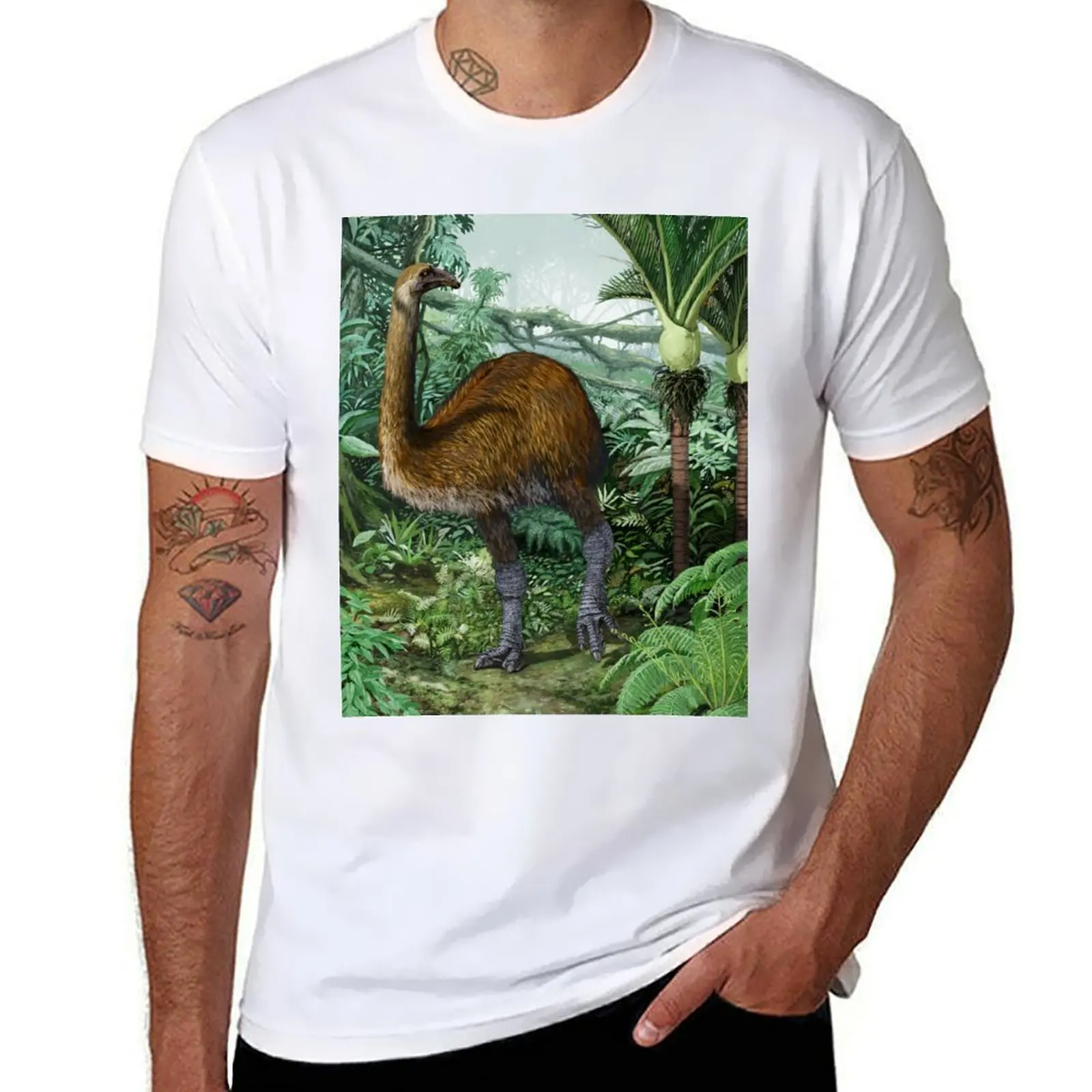 

Giant moa, artwork (C001/3508) T-Shirt t shirt man casual man t shirts cotton T-Shirt