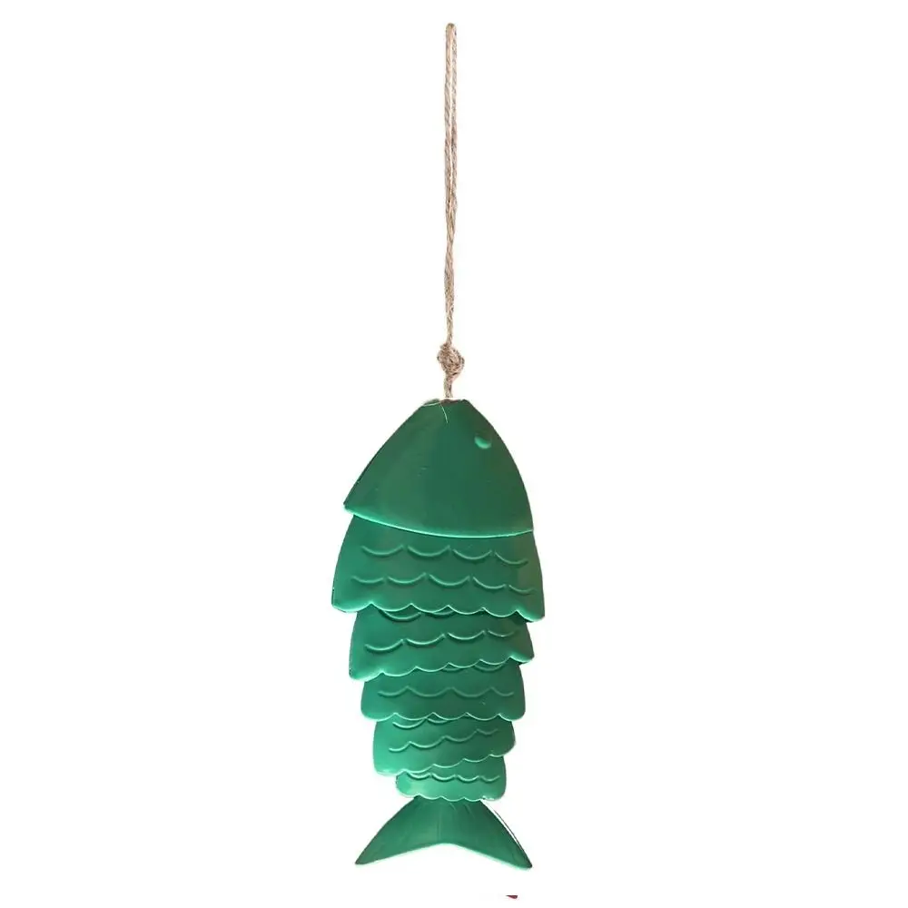 Sturdy Design Koi Fish Wind Chime Metal Fish Tail Colored Koi Fish Pendant Colored Koi Fish Fish Hanging Ornaments