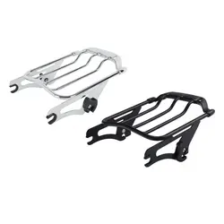 Motorcycle Two Up Luggage Rack For Harley Touring Street Glide Road king 2009-UP FLTR FLHX Road Glide Air Wing