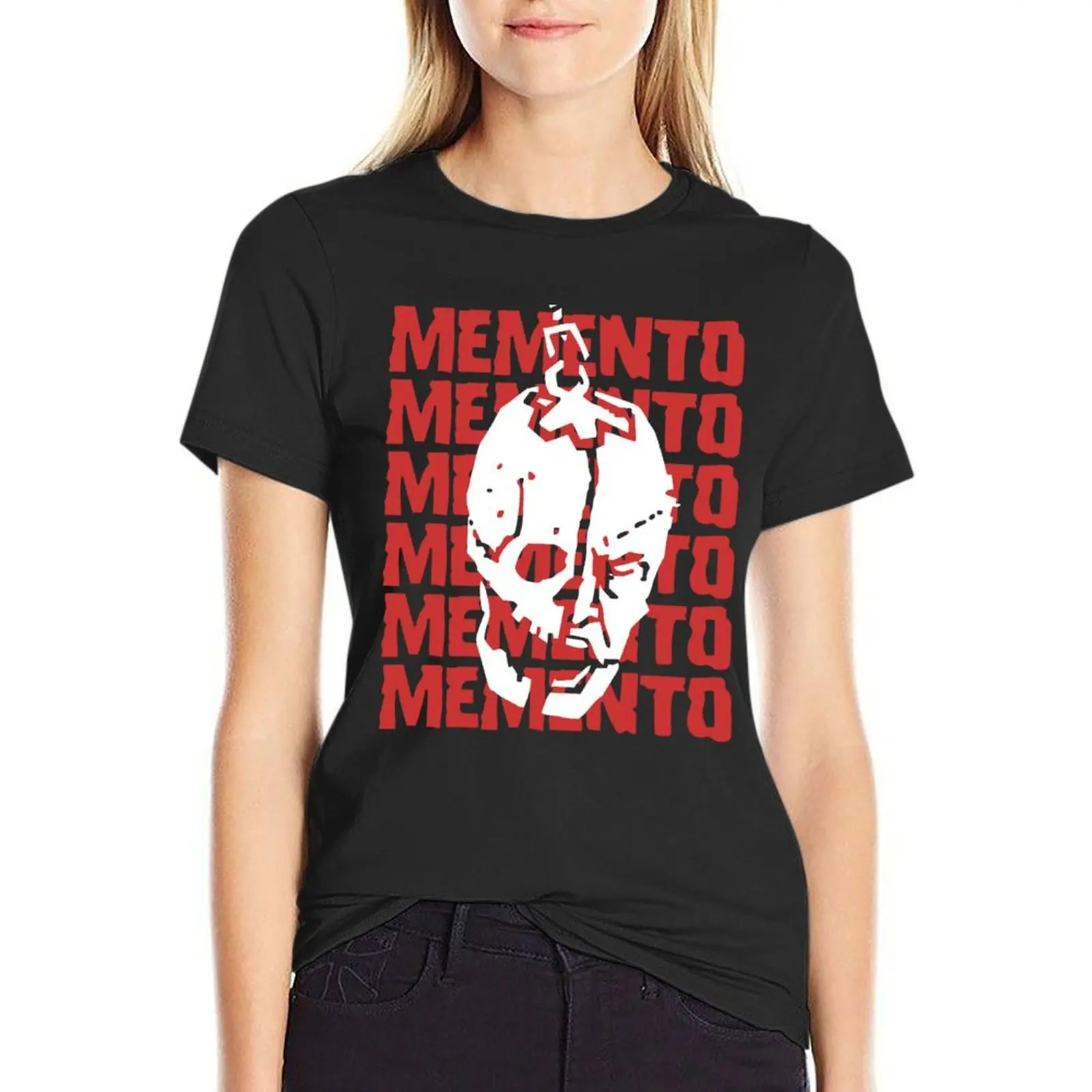 DBD Skull Memento Mori T-Shirt customs design your own summer clothes customs spring clothes Women 2024