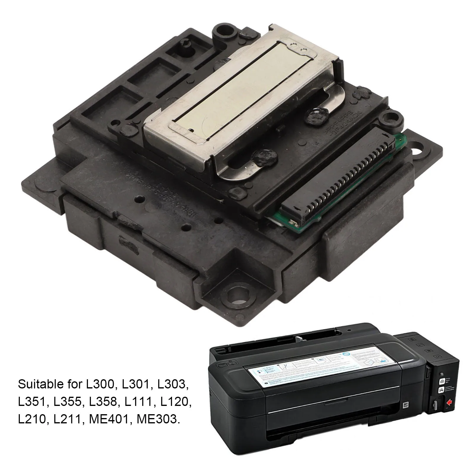 Fashion L301 Color Printhead Strong ABS Housing Smoothly Inkjet Clear Print ME401 Printhead for L300 L303 L351 L355 L210 ME303 image 4