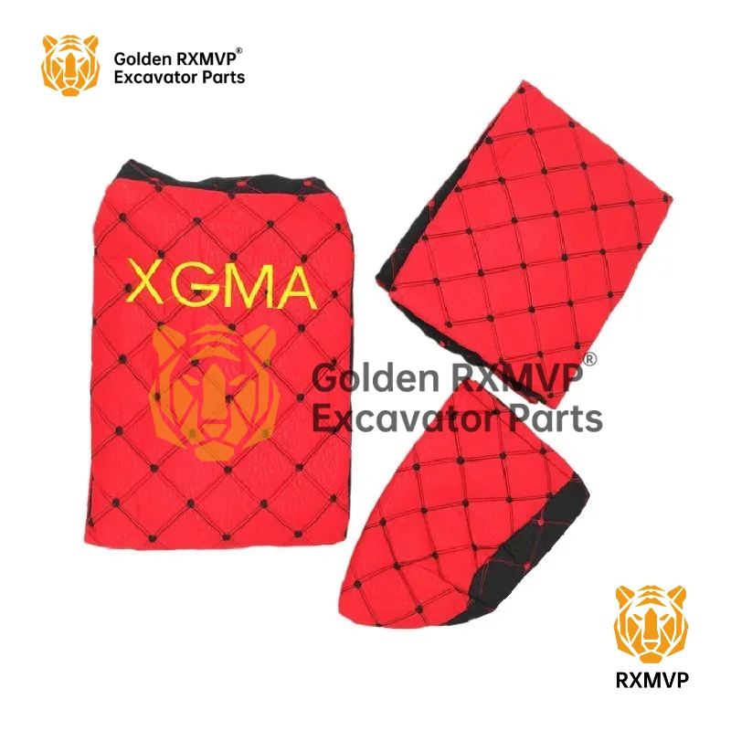 

For XCMG xe60 65 75 80 135 210 215d seat cover cab cushion cloth cover excavator