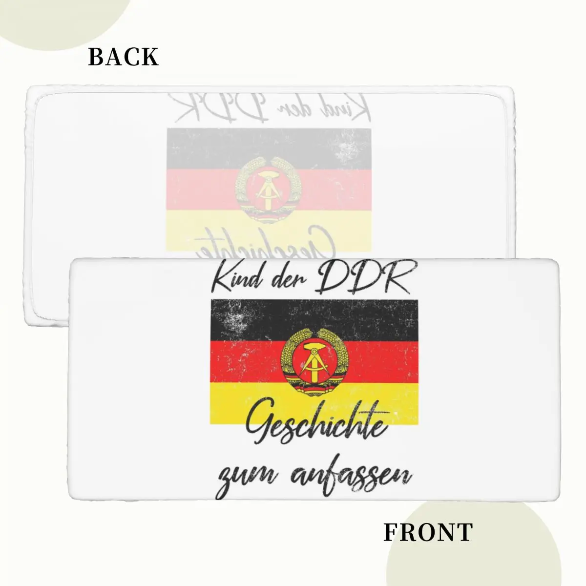 Child Of The GDR Wallfall November 9, 1989 Customized Rectangular Tablecloth Oilproof Table Cover for Dining Events Table Cloth