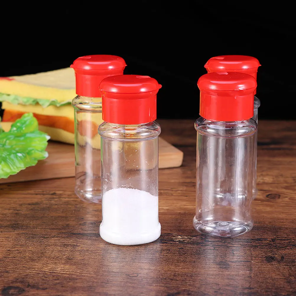 

6pcs Shaker Seasoning Bottle Salt Container Kitchen Gadget Spice Dispenser Small Size Material for Home