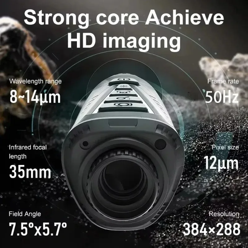 

HT-A16 35mm 384*288 300m Ir Одноглазый Инфракрасный Тепловизор Портативный Портативный Тепловизор Для Охоты Высокого Качества