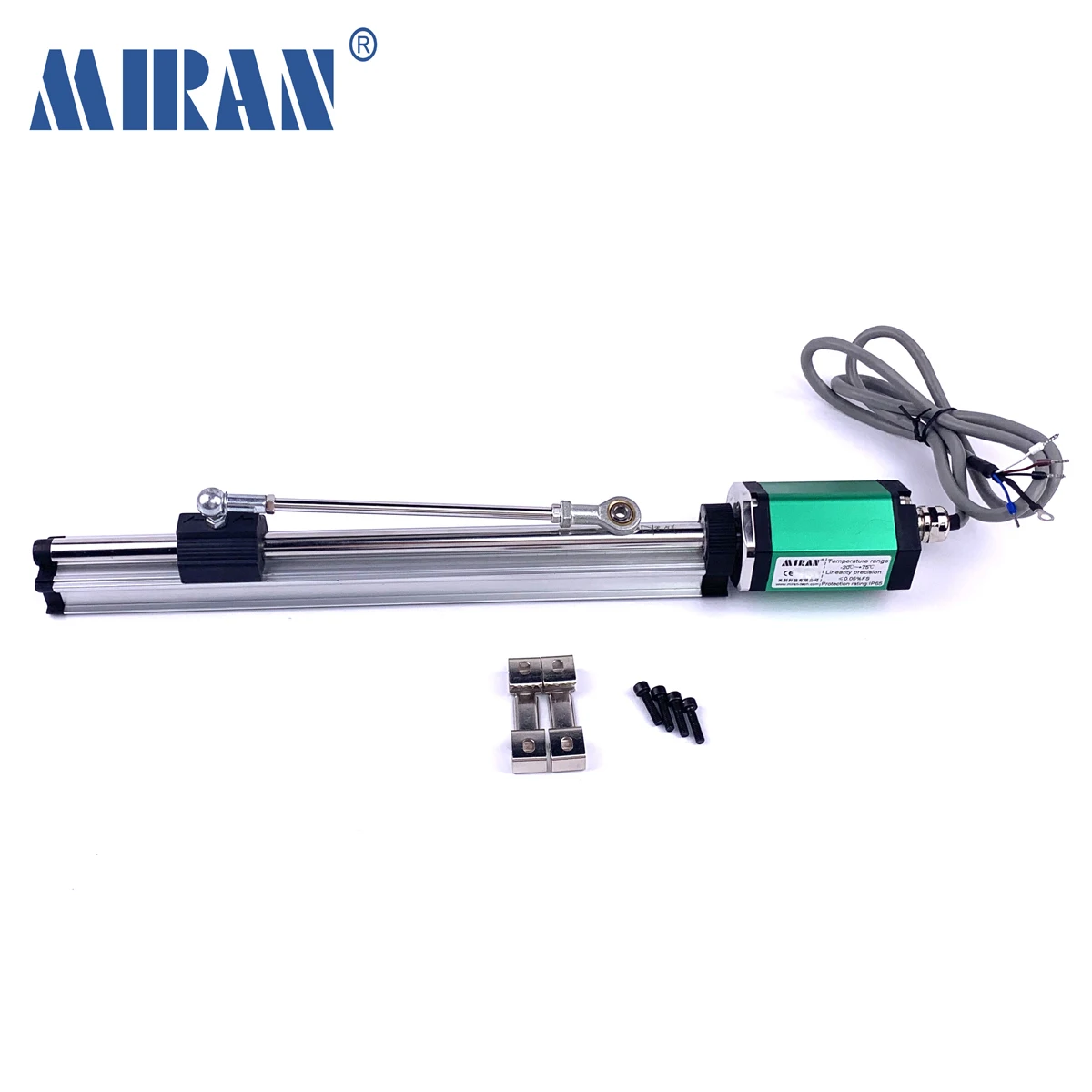 Miran 0-10V Slider Magnetostriction Displacement Sensor Magnetostrictive Linear Position Transducer MTF Scale 325-650mm