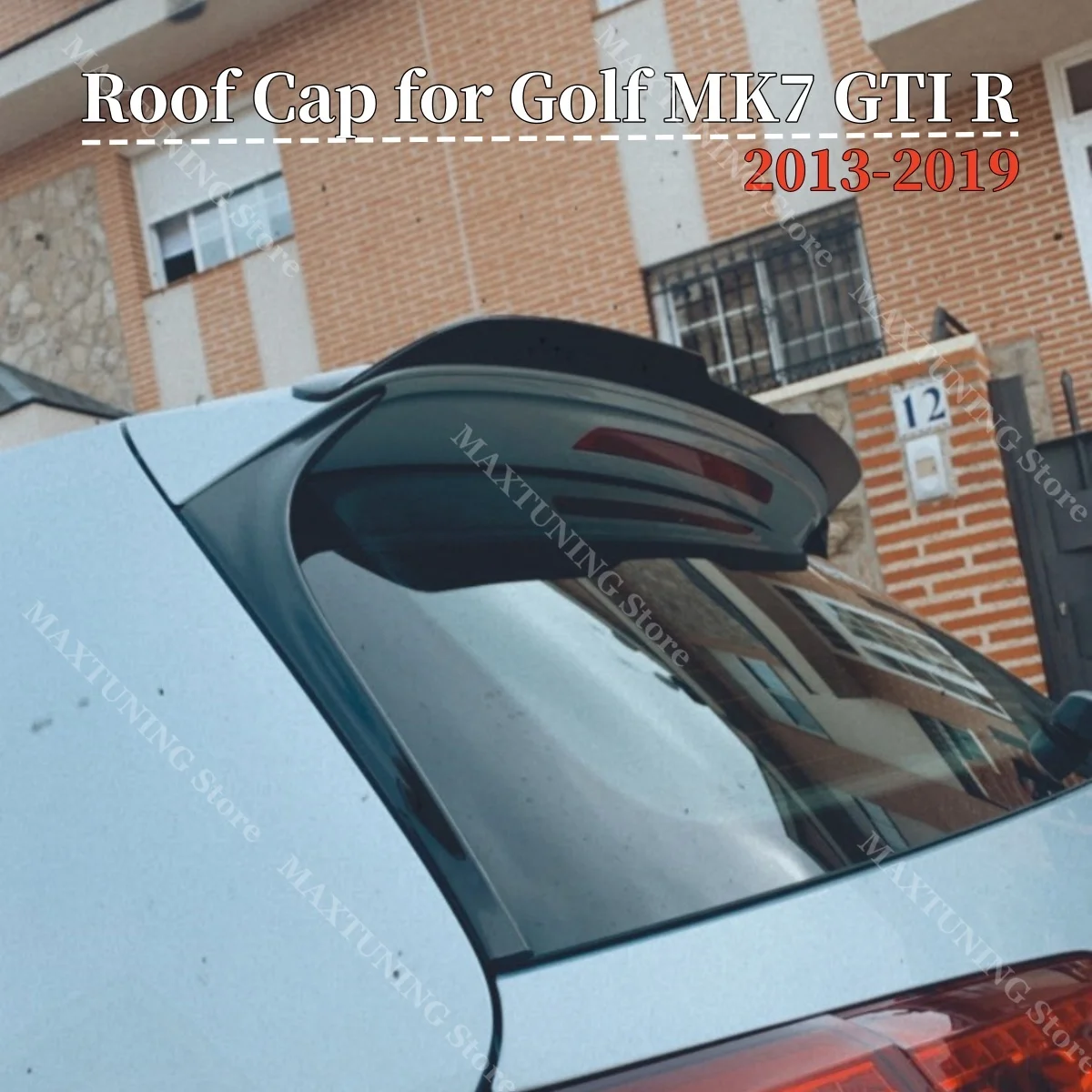 ماكستون نمط غطاء السقف المفسد لشركة فولكس فاجن جولف السابع MK7 MK7.5 GTI GTD GTE R هاتشباك 2013-2019 طقم هيكل مخصص الذيل الجناح الخائن