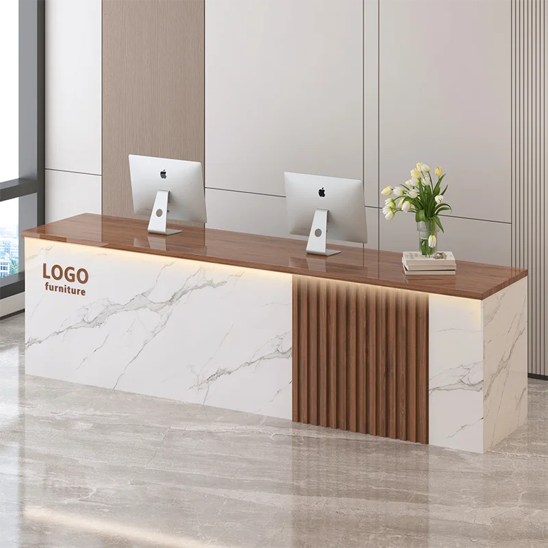 

Современная стойка ресепшн с ящиком для бизнеса, салона красоты, роскошного супермаркета, мебель для магазина (Mostrador De Tienda)