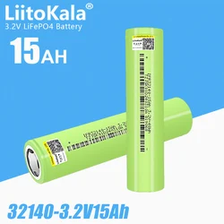 2pcs LiitoKala 32140 3.2V 15Ah lifepo4 battery 15000mAh diy 12v 24v Electric bicycle/scooter solar lights e-bike Battery pack