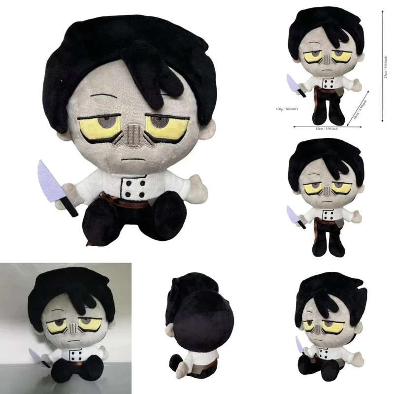 

25cm Vince Deading Plated Cook Plush Doll Movie Star Cartoon Anime Game Periphery Plush Doll PP Cotton Doll Birthday Gift New