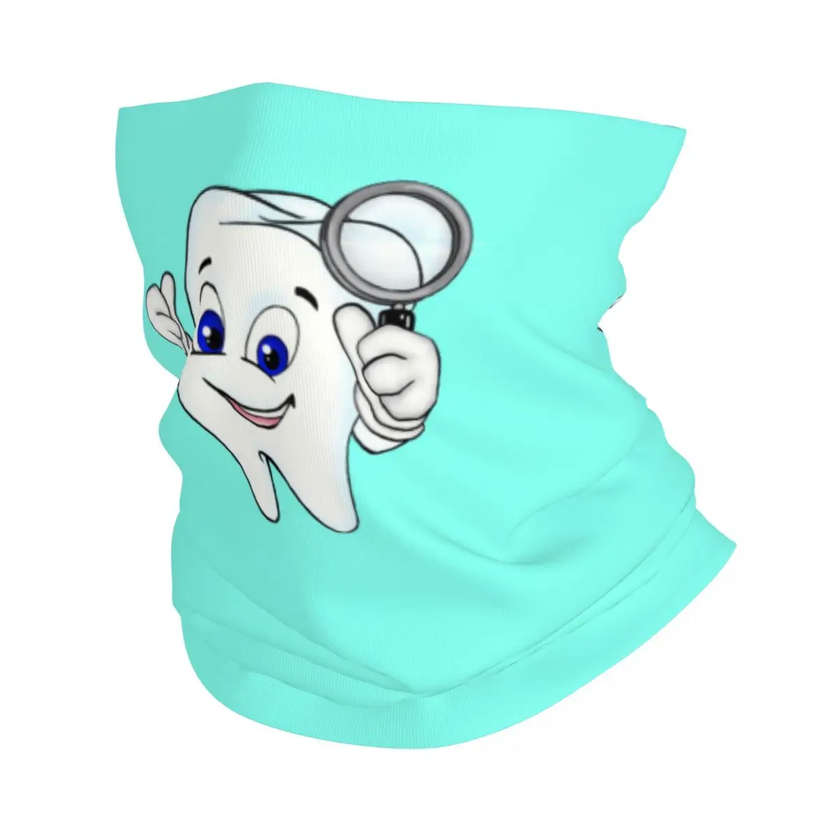 

Пользовательские забавные зубы, налетка, патрульная зимняя повязка на голову, теплая повязка на голову для мужчин и женщин, лыжный походный шарф-труба, бандана для лица, гетры