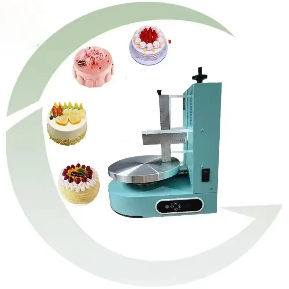 

Automatic Cake Frosting Icing Spreader - Cream Filler Smoother, Coating Decorating Machine for Bakery Birthday Dessert