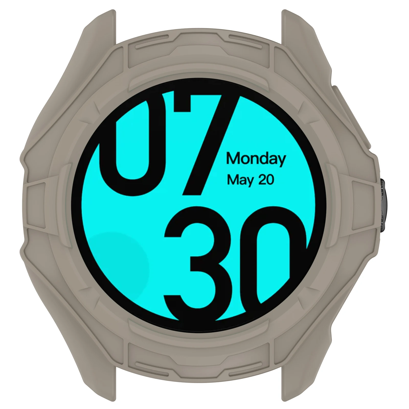 Ticwatch Pro 5 용 TPU 커버 케이스, 보호대 할로우 커버리지, 내구성 TPU 시계 보호 액세서리