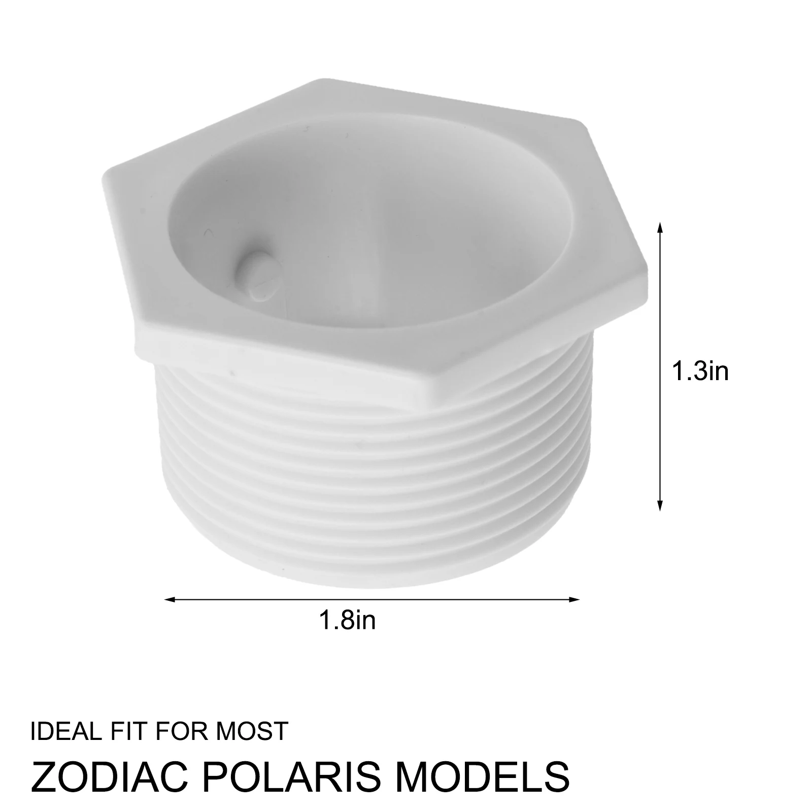 Replacement Wall Fitting Hex Head Type for Polaris 480 380 360 280 180 165 65 Turtle Compatible with Quick Disconnect