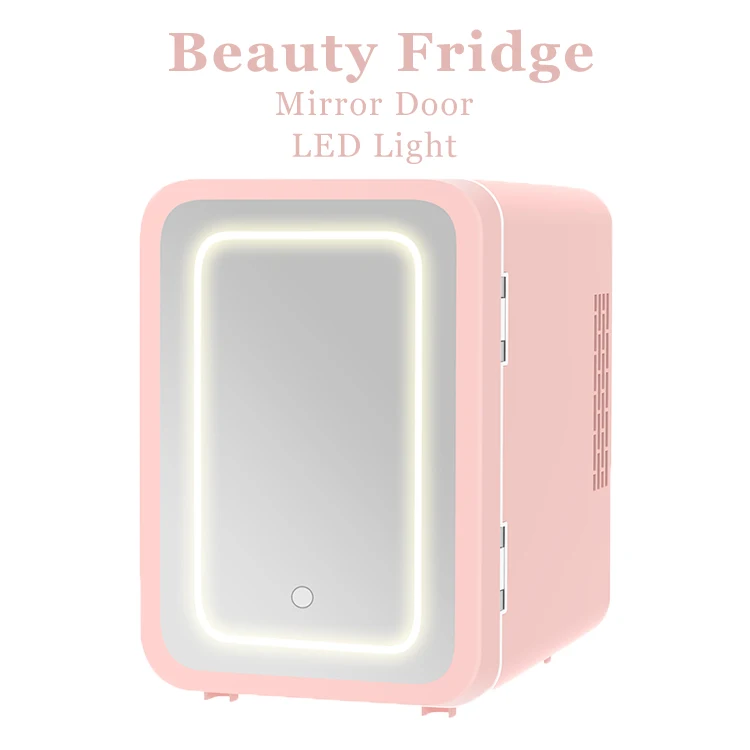 Frigo di bellezza personalizzato a doppia porta - Mini frigorifero portatile 110 V/220 V per la cura della pelle e il trucco, dispositivo di raffreddamento cosmetico compatto per la casa)