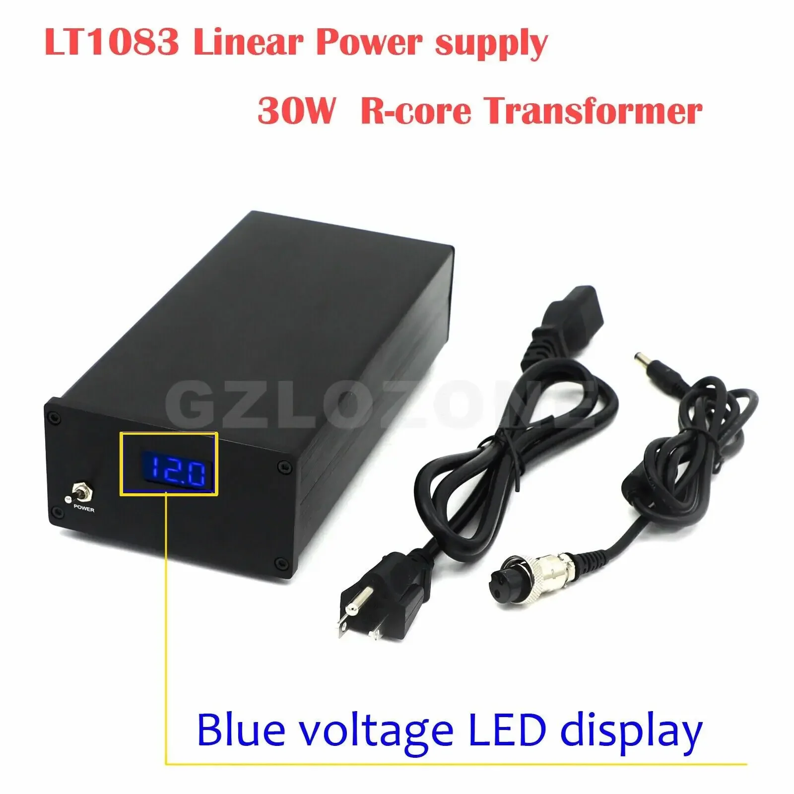 30W LT1083 Linear Power Supply For Audio DC5V 9V 12V 15V 16V 18V 24V (B6-44)