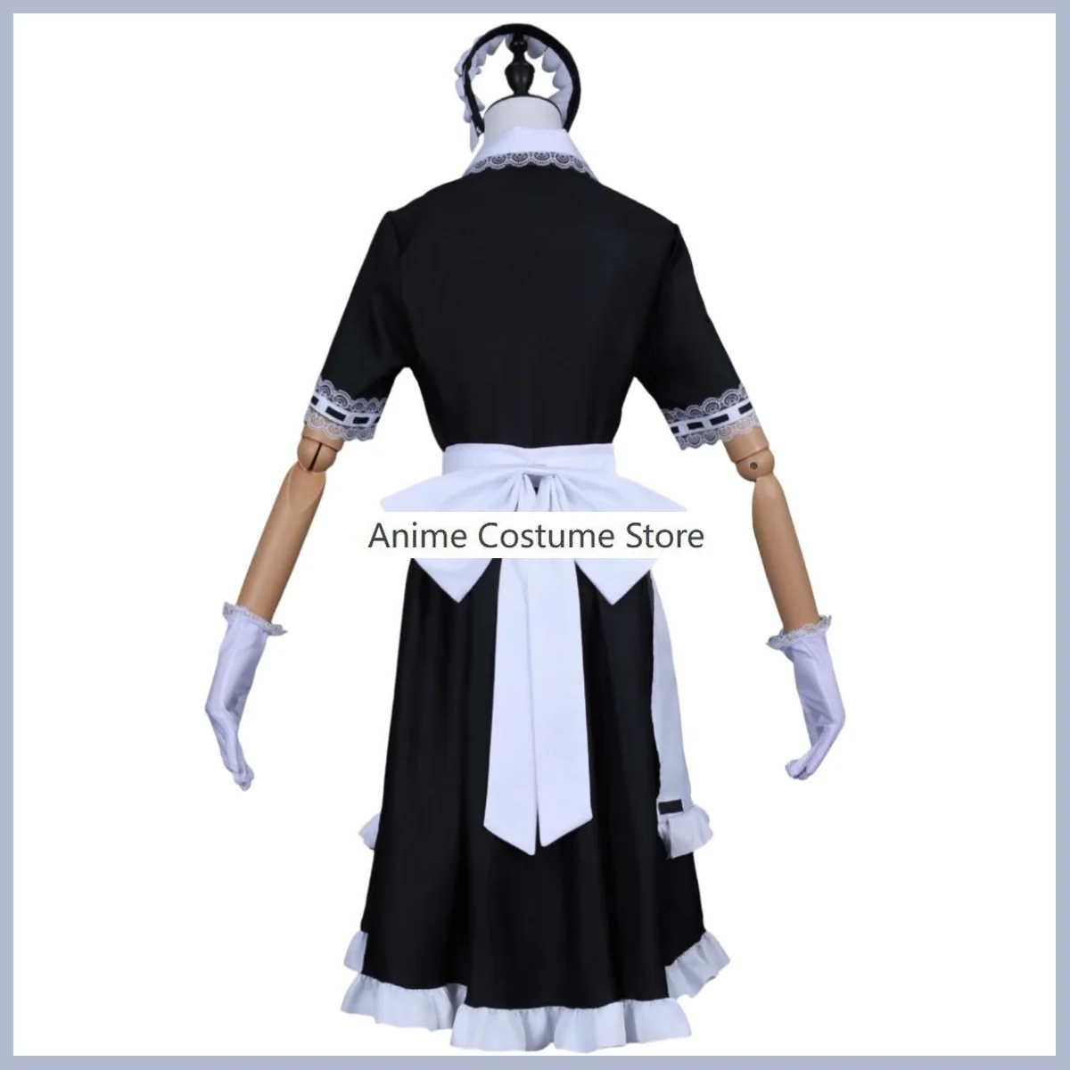 Anime Game Identity Ⅴ Emily Dyer Cosplay Costume Skin Banquet Maid Doctor Black White Dress Apron Woman Kawaii Halloween Suit