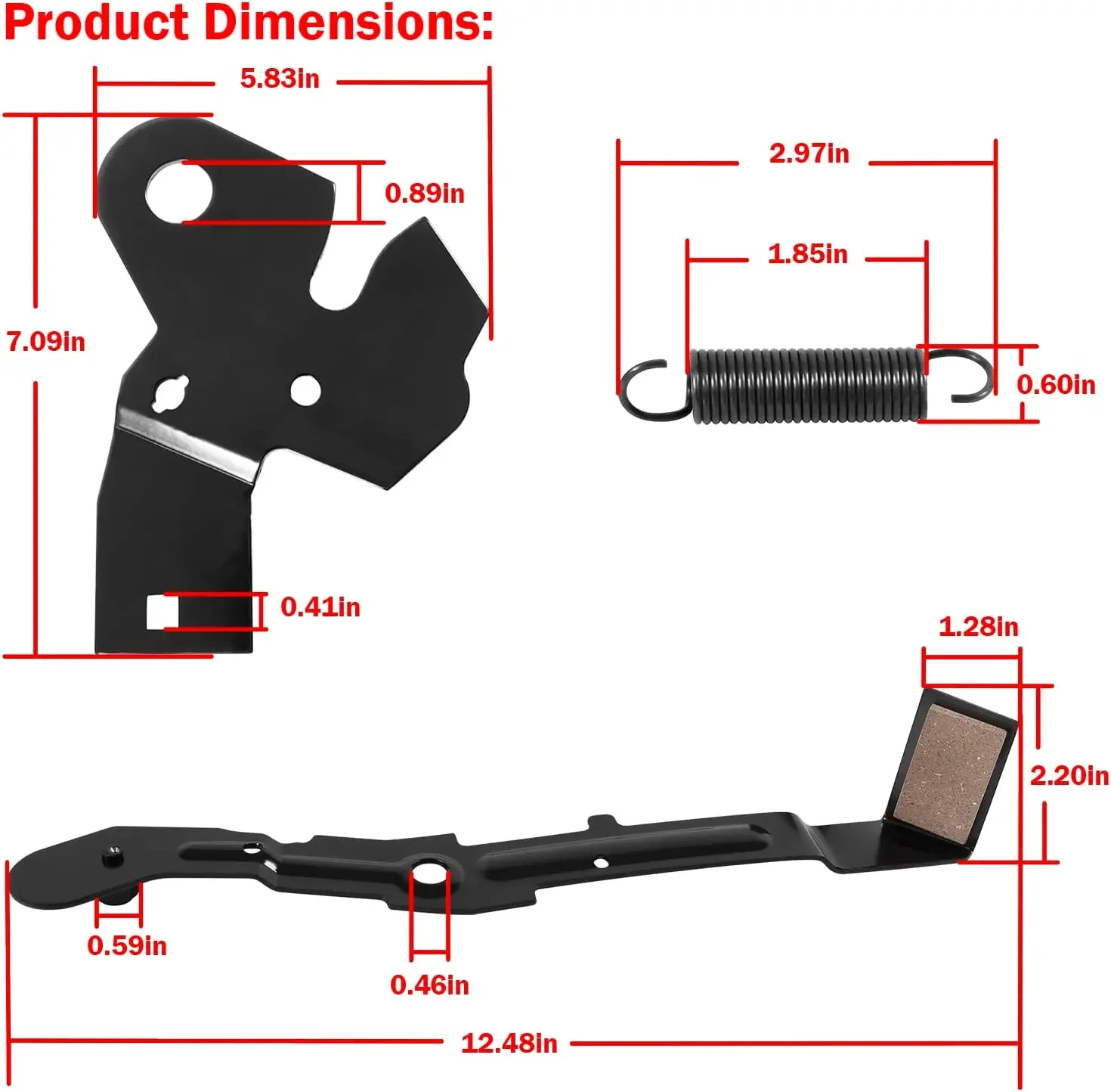 ChuangQian 155046 Arm Bracket Roller Cam Kit For AYP/Husqvarna/Craftsman 42