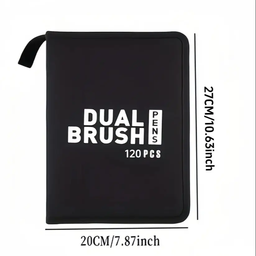 

24/60/72/100/120 Colors Watercolor Art Markers Brush Pen Dual Tip Fineliner Drawing for Calligraphy Painting Set Art Supplies