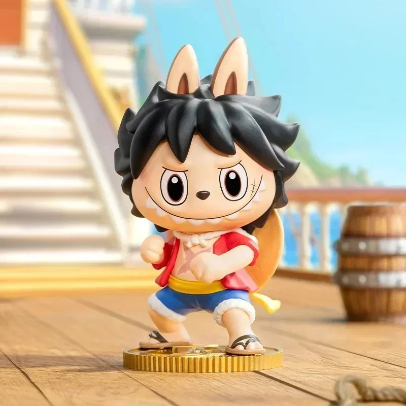 

POP MART THE MONSTERS X One Piece Series Anime Figure Blind Box Mystery Collectible Doll Cute Desktop Ornament Toy Gift