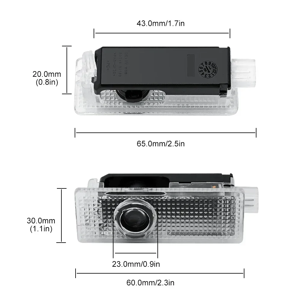 LED Voiture Porte Logo Projecteur Lumiere Fantome Ombre Lumiere صب لجاكوار XJ X350 X358 XK XKR X150 S نوع 2004 2015-2020