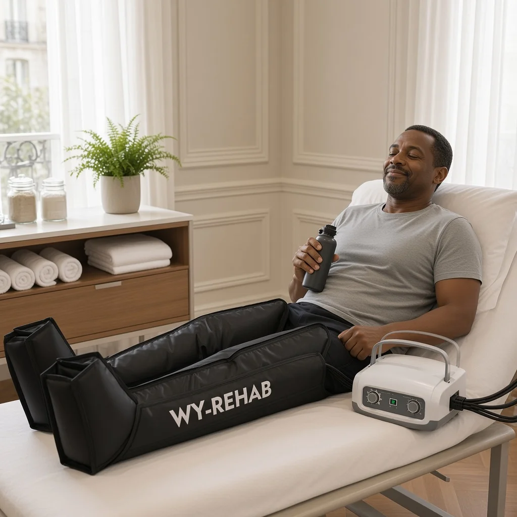 Sequential Compression Lymphatic Drainage Machine 4 Chamber Massage for Home Clinic Gym Fatigue Relief  Muscle Recovery