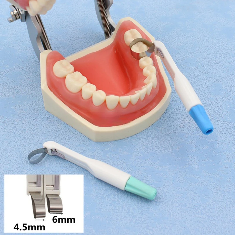 

10Pcs Dental Matrix System Sectional Contoured Matrice Roll Type Matrix Bands Adults/Children Adjustable Dentistry Lab Materials