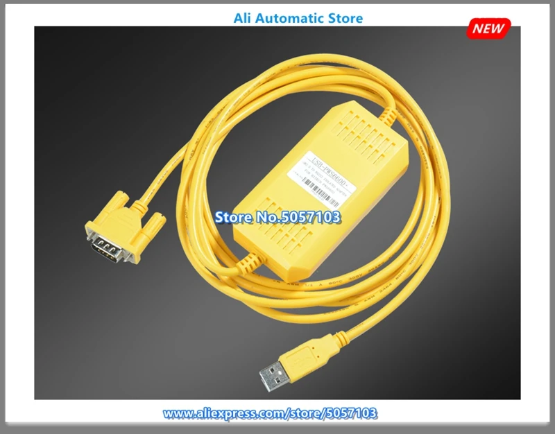 Lsolated Yellow USB-PWS6600 + Touch Screen Programming Cable