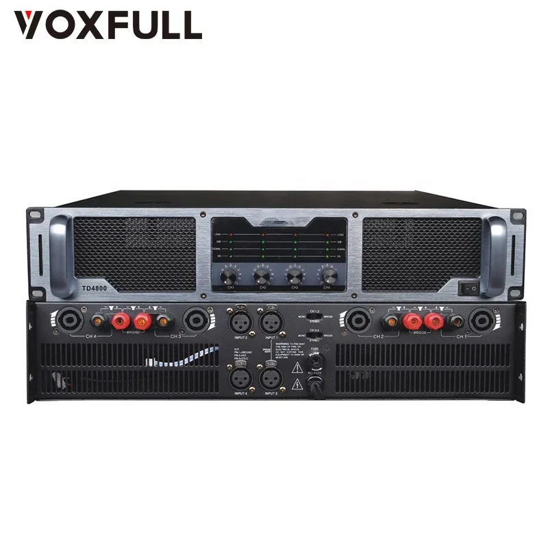 

high power 4 channel amplifier Class audio amp 4 x 600W amplifier